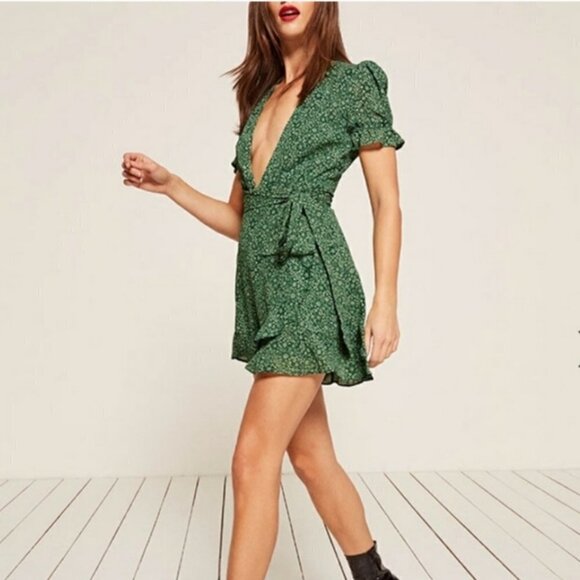 Reformation Lucas Dress in Verdugo Size XS - Picture 2 of 10